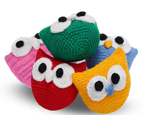 Knitted Owl Doll Toy