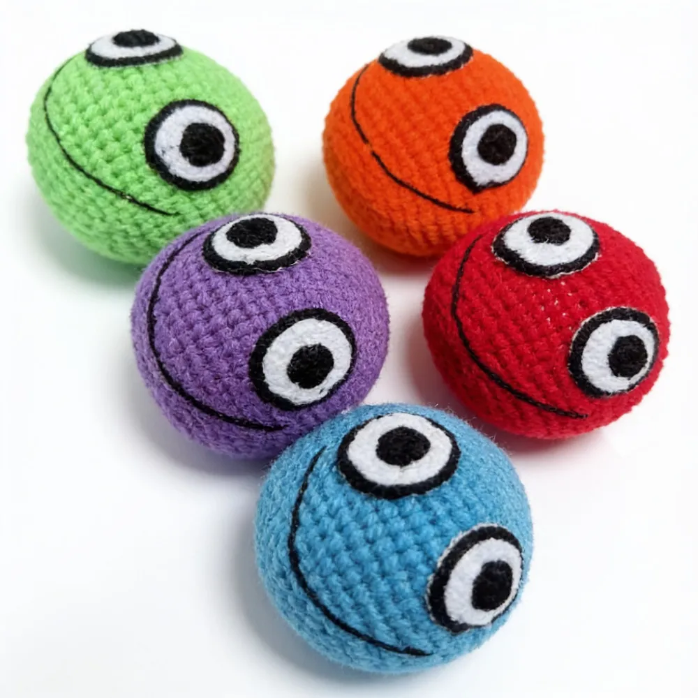 Knitted Emoji Toy Ball