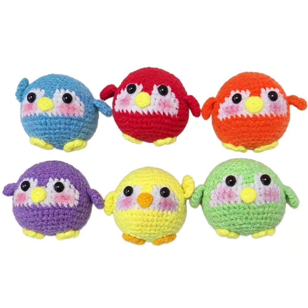 Knitted Penguin Toy Doll